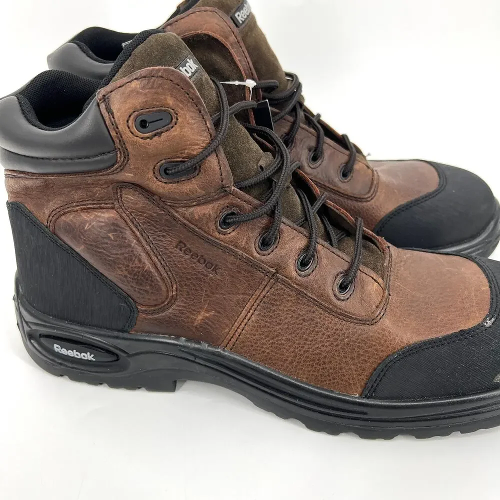 Reebok Mens Size 17W Leather Work Boots RB7755 Composite Toe NWT